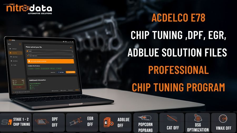 E78 Chip Tuning, DPF-EGR-AdBlue Çözüm Dosyaları | Nitro Data ile Otomatik ECU Yazılım Çözümleri Chip Tuning, DPF-EGR-AdBlue Çözüm Dosyaları | Nitro Data ile Otomatik ECU Yazılım Çözümleri