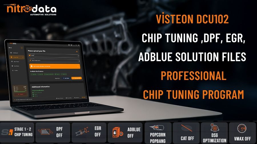 DCU102 Chip Tuning, DPF-EGR-AdBlue Çözüm Dosyaları | Nitro Data ile Otomatik ECU Yazılım Çözümleri