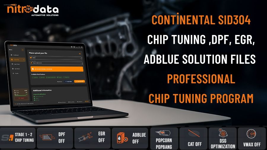 SID304 Chip Tuning, DPF-EGR-AdBlue Çözüm Dosyaları | Nitro Data ile Otomatik ECU Yazılım Çözümleri