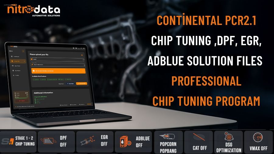 PCR2.1 Chip Tuning, DPF-EGR-AdBlue Çözüm Dosyaları | Nitro Data ile Otomatik ECU Yazılım Çözümleri