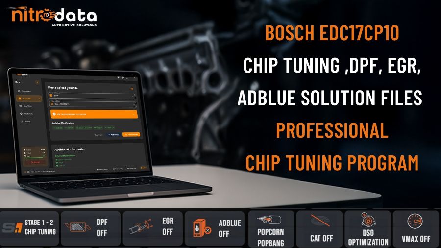 EDC17CP10 Chip Tuning, DPF-EGR-AdBlue Çözüm Dosyaları | Nitro Data ile Otomatik ECU Yazılım Çözümleri