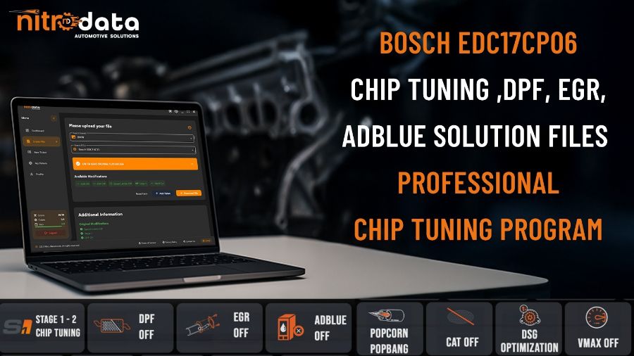 EDC17CP06 Chip Tuning, DPF-EGR-AdBlue Çözüm Dosyaları | Nitro Data ile Otomatik ECU Yazılım Çözümleri EDC17CP06 Chip Tuning, DPF-EGR-AdBlue Çözüm Dosyaları | Nitro Data ile Otomatik ECU Yazılım Çözümleri