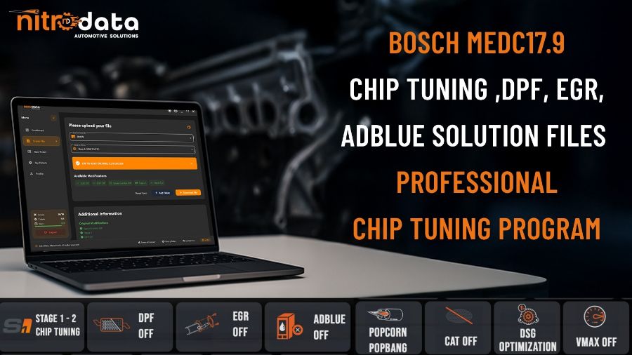 MEDC17.9 Chip Tuning, DPF-EGR-AdBlue Çözüm Dosyaları | Nitro Data ile Otomatik ECU Yazılım Çözümleri