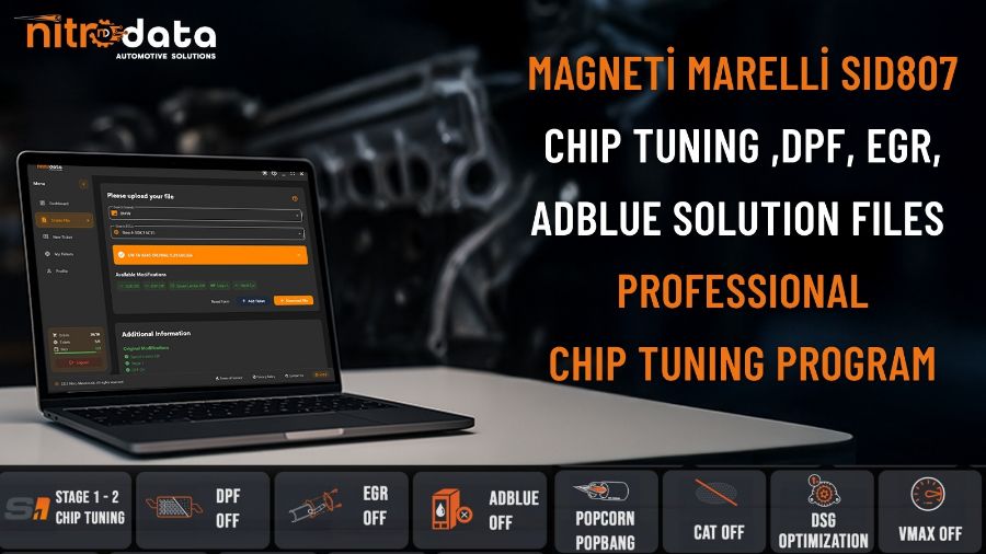 SID807 Chip Tuning, DPF-EGR-AdBlue Solution Files | Automatic ECU Software Solutions with Nitro Data