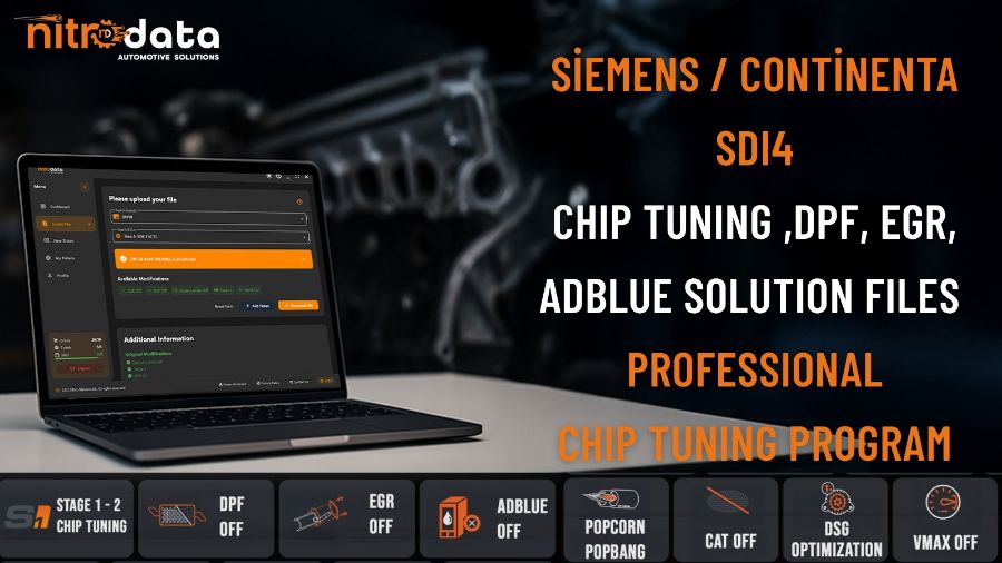 SDI4 تشيب تيونينغ، ملفات حلول DPF-EGR-AdBlue | حلول برمجيات ECU التلقائية مع نيترو داتا