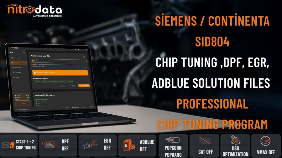 SID804 تشيب تيونينغ، ملفات حلول DPF-EGR-AdBlue | حلول برمجيات ECU التلقائية مع نيترو داتا