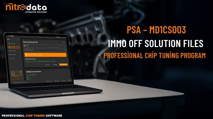 PSA – MD1CS003 IMMO OFF Rehberi | Nitro Data ECU Çözümleri PSA – MD1CS003 IMMO OFF Rehberi | Nitro Data ECU Çözümleri