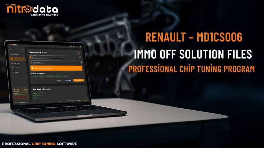 RENAULT – MD1CS006 IMMO OFF Rehberi | Nitro Data ECU Çözümleri