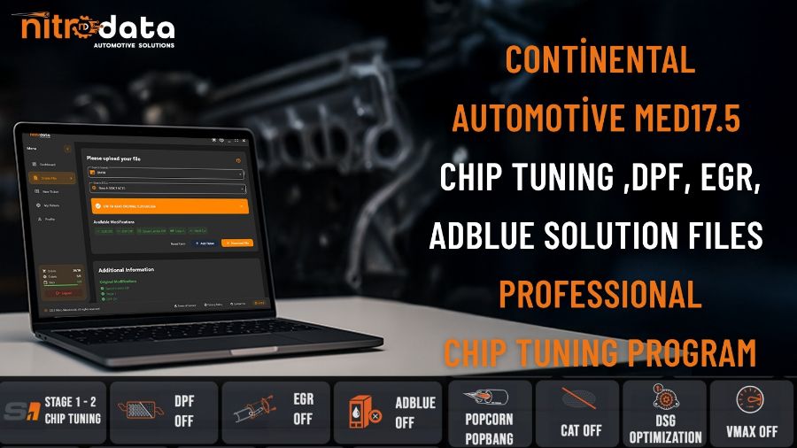 MED17.5 Chip Tuning, DPF-EGR-AdBlue Lösungsdateien | Automatische ECU-Software-Lösungen mit Nitro Data