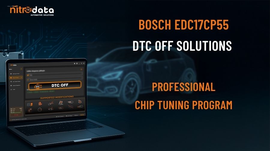 حلول EDC17CP55 DTC OFF | حذف رموز الأعطال التلقائي - Nitro Data