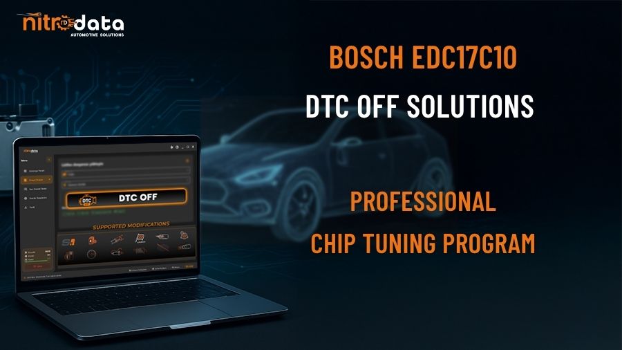 حلول EDC17C10 لإيقاف DTC | حذف رمز الخطأ التلقائي - Nitro Data