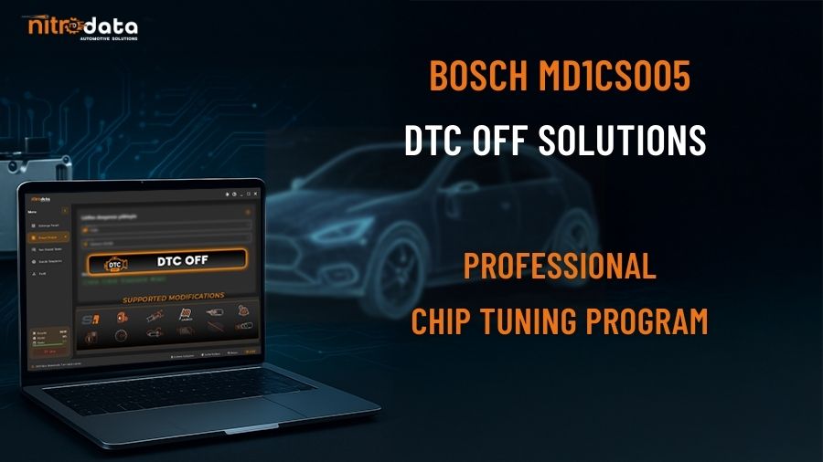 حلول MD1CS005 DTC OFF | حذف أكواد الأعطال التلقائي - Nitro Data