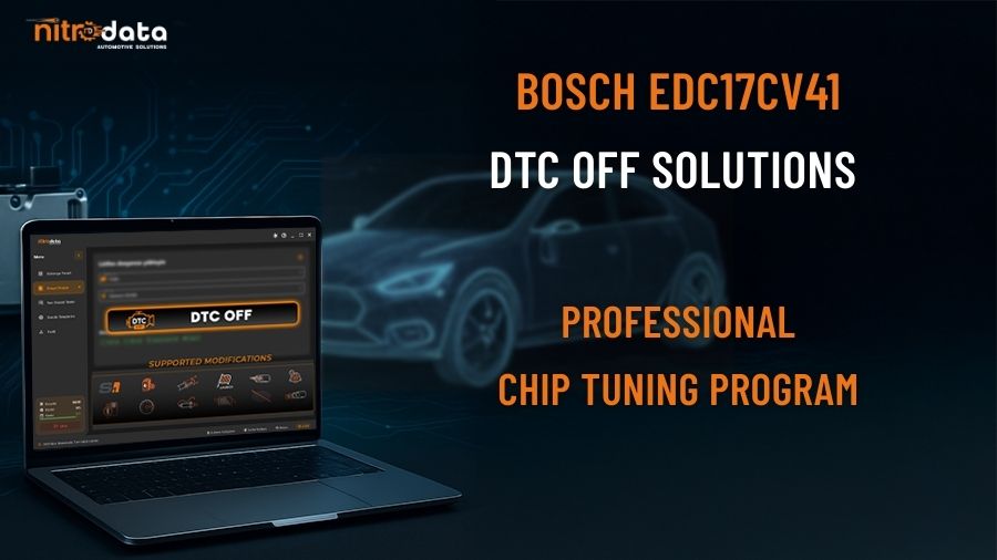 حلول إيقاف DTC لـ EDC17CV41 | حذف رموز الأخطاء التلقائي - Nitro Data